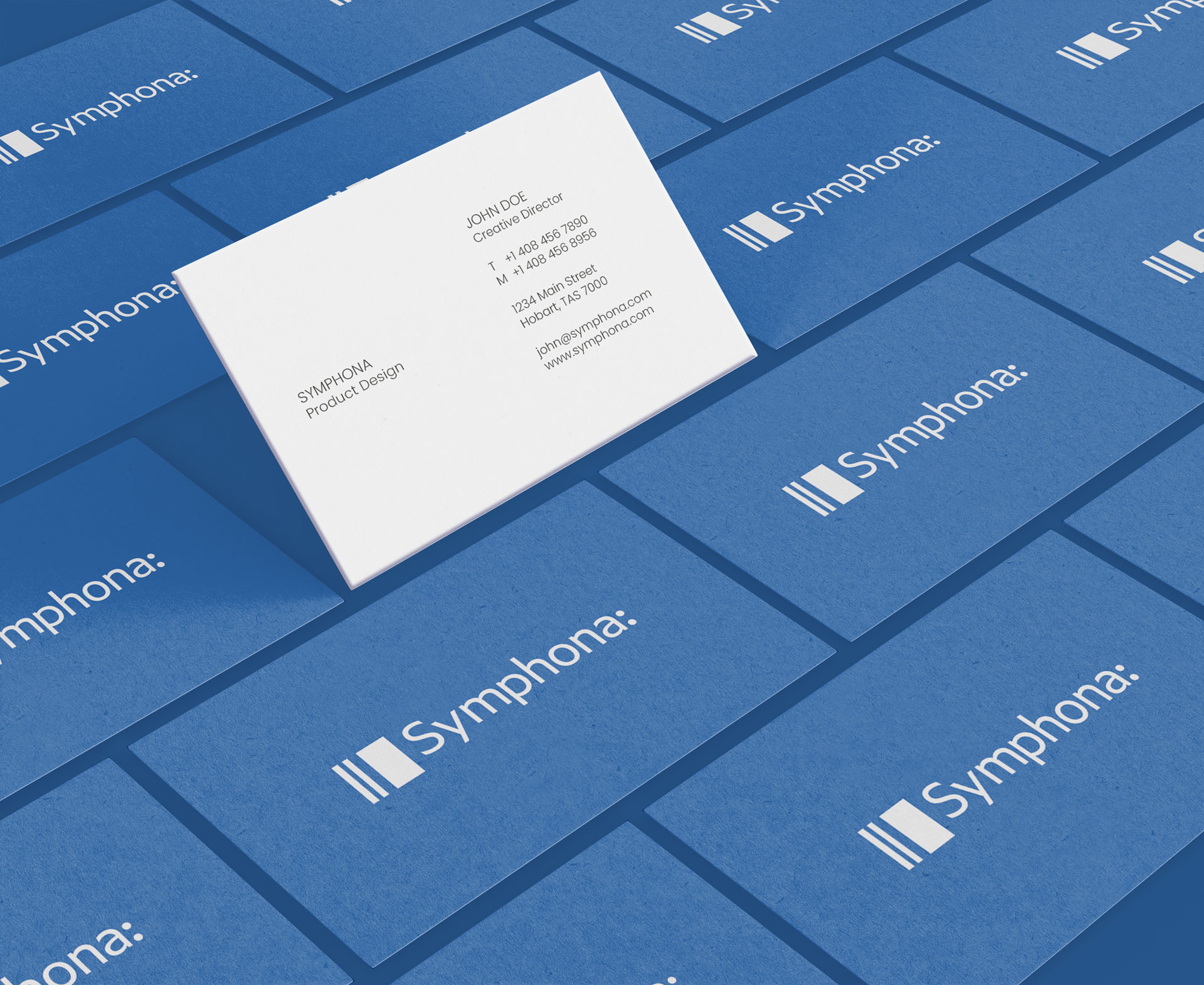 Multiple Symphona business cards