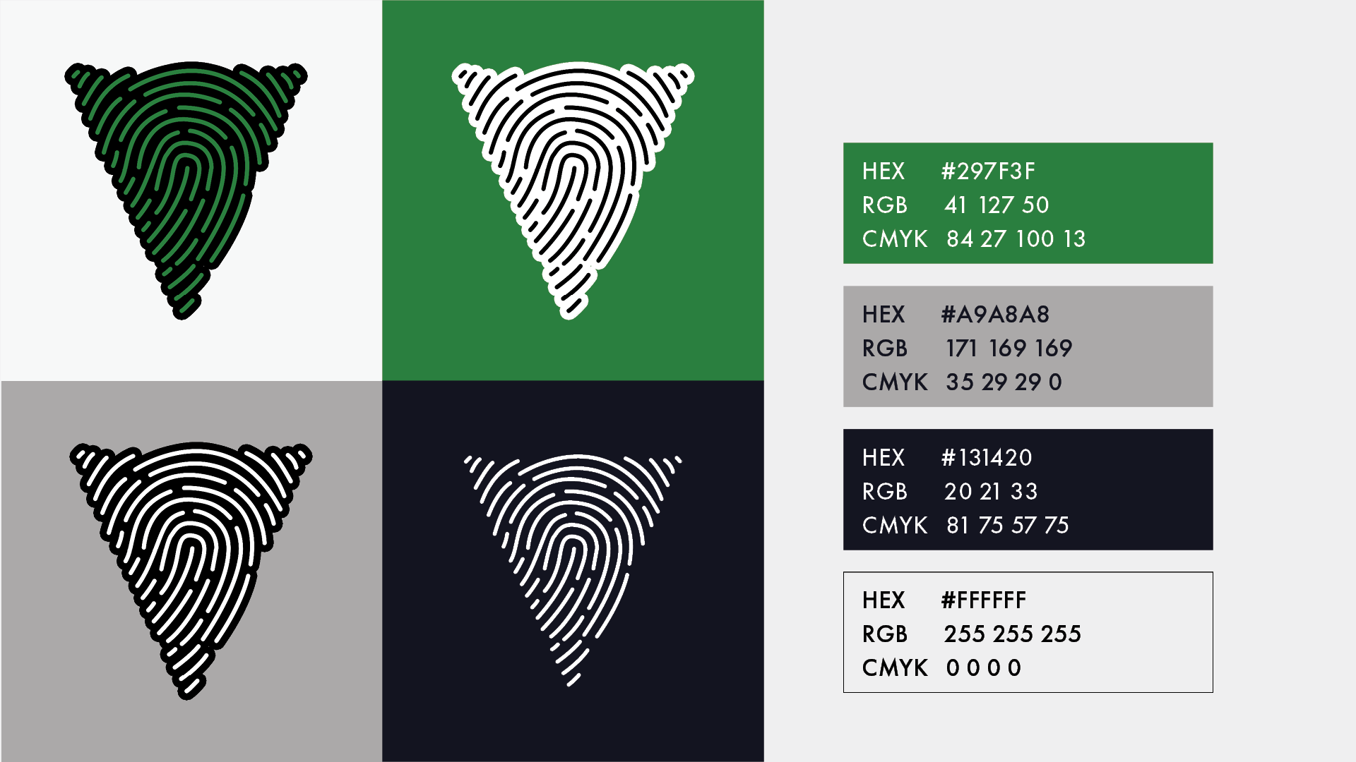 Tasmanian Conservation Trust logomark colour variations